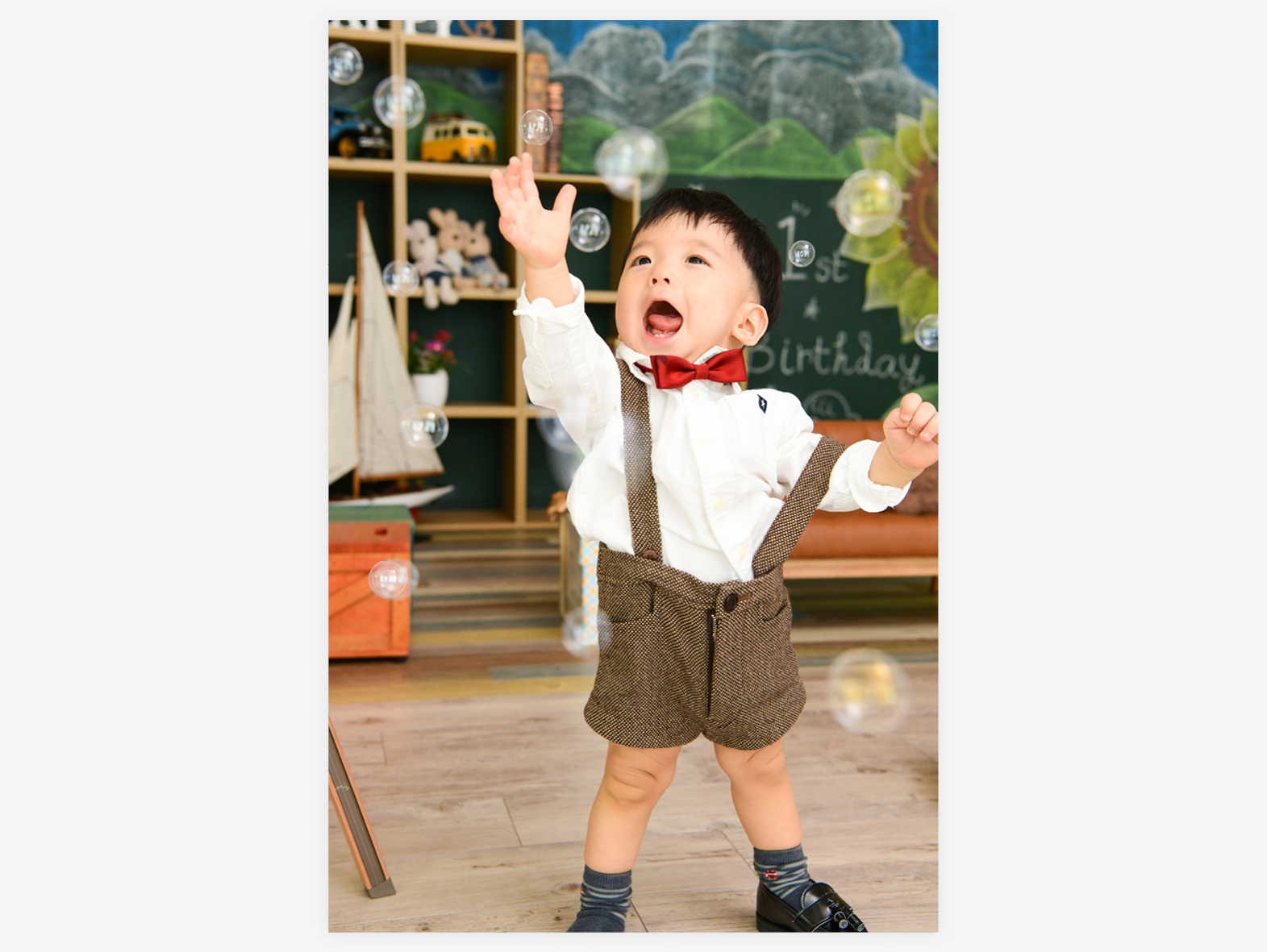 動き回る息子なのにステキに撮影