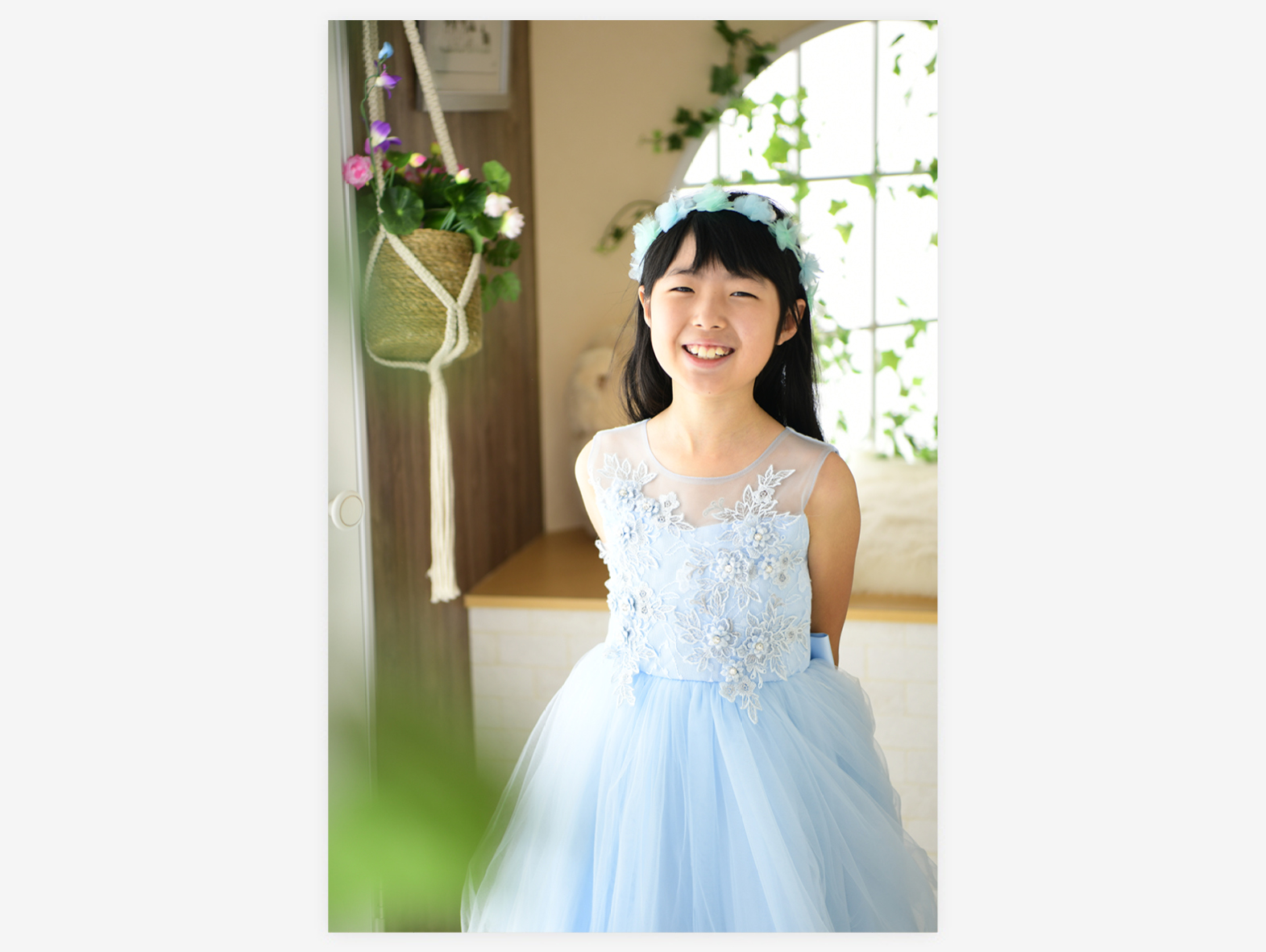 アットホームな雰囲気で誕生日フォト