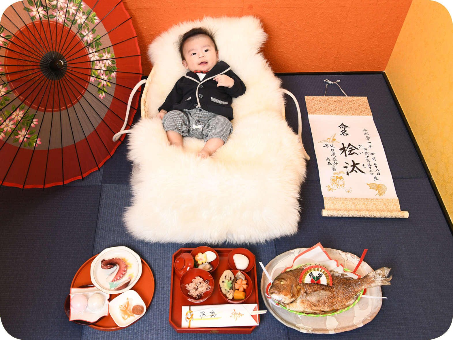 お食い初めでお世話になりました！