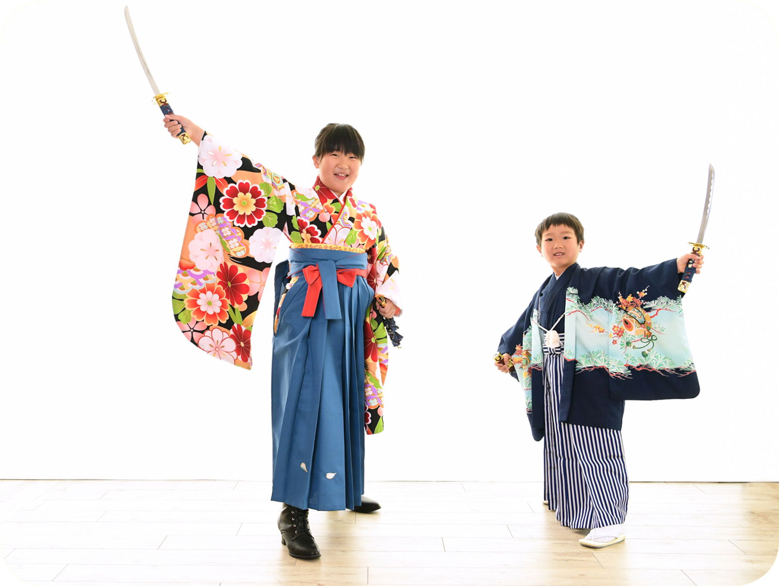 去年はお姉ちゃんの七五三、今年は弟の七五三