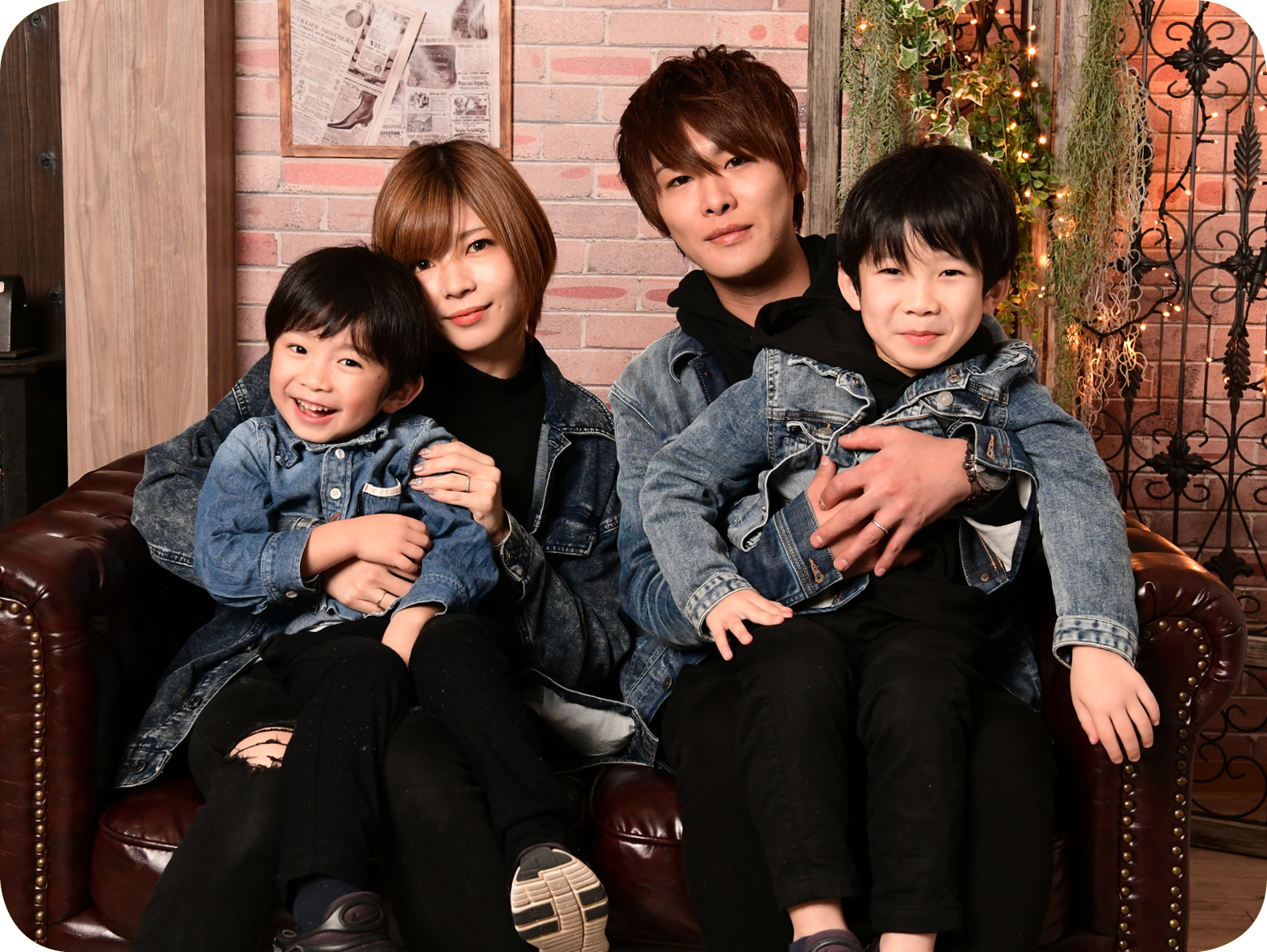 家族みんなで元気よく