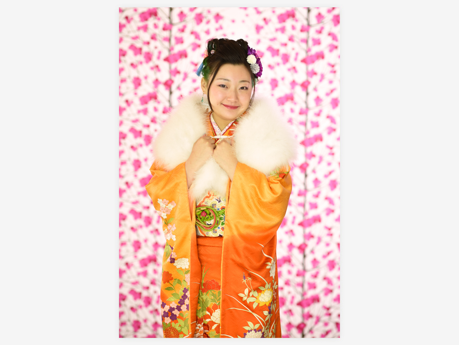 スタッフさんがポーズや目線など指示してくださり