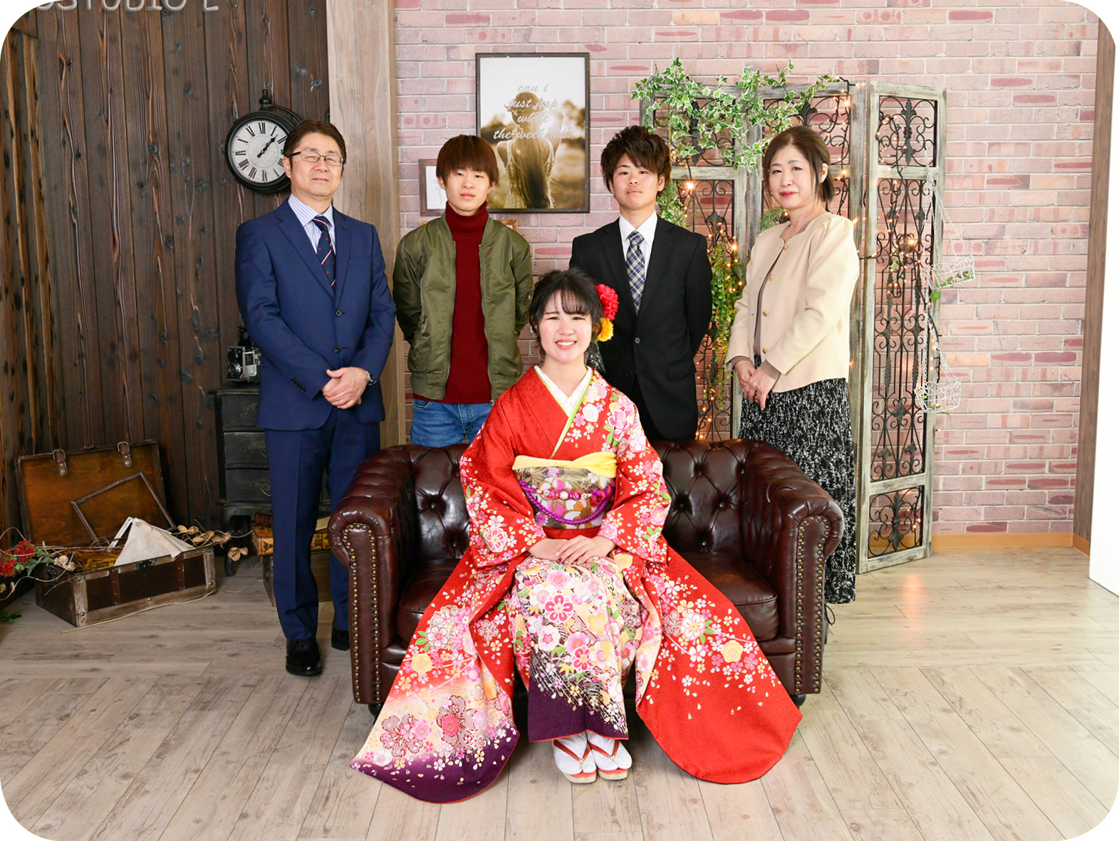 久しぶりに家族が揃い