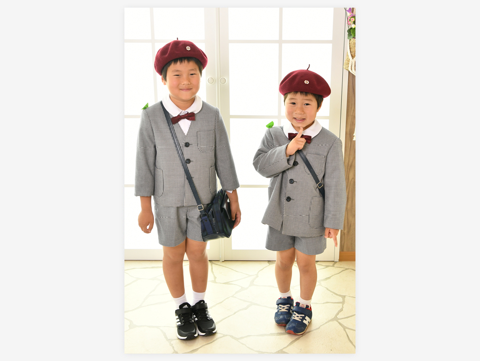 最後の制服姿で