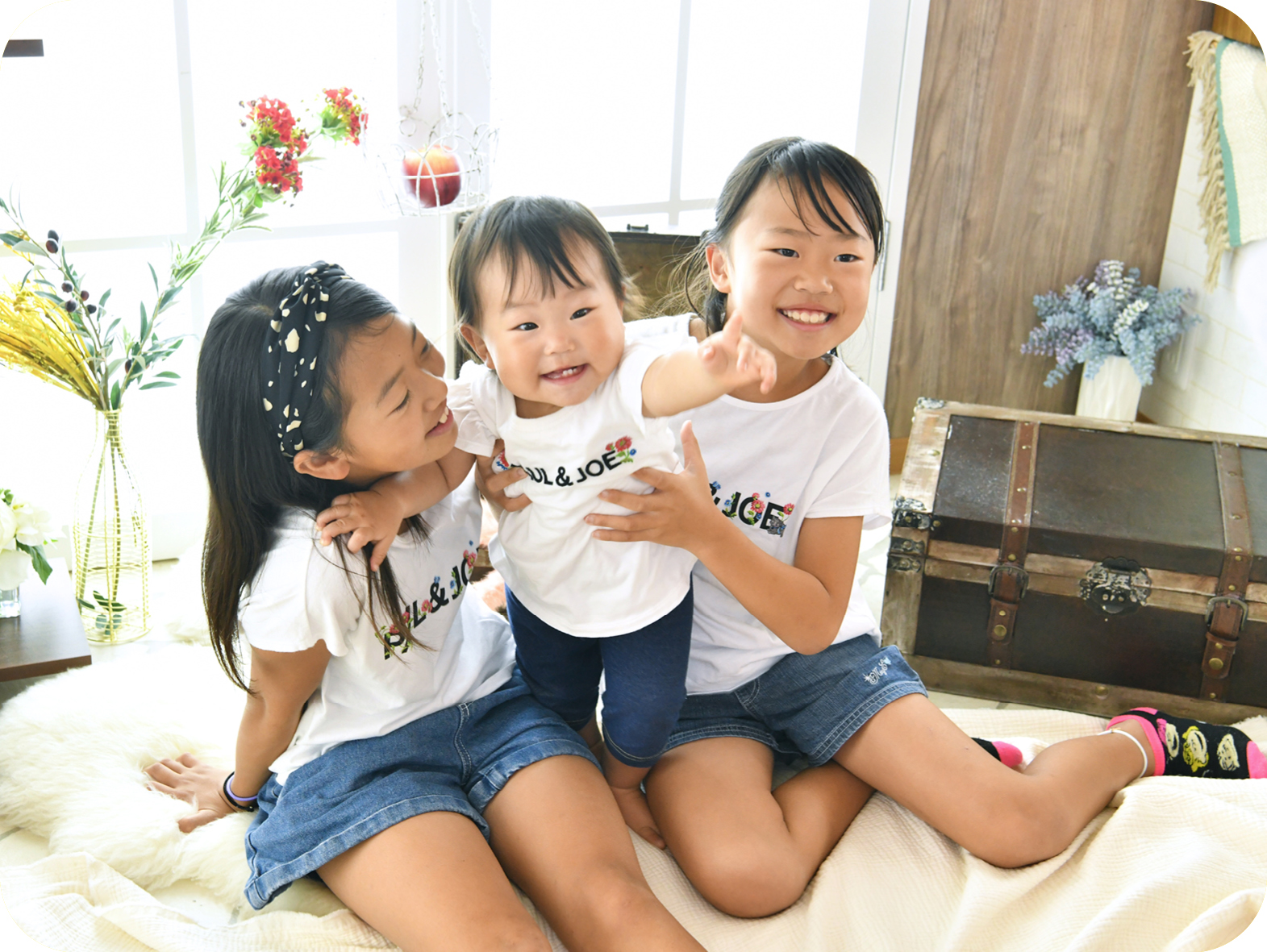 お姉ちゃん達と一緒に