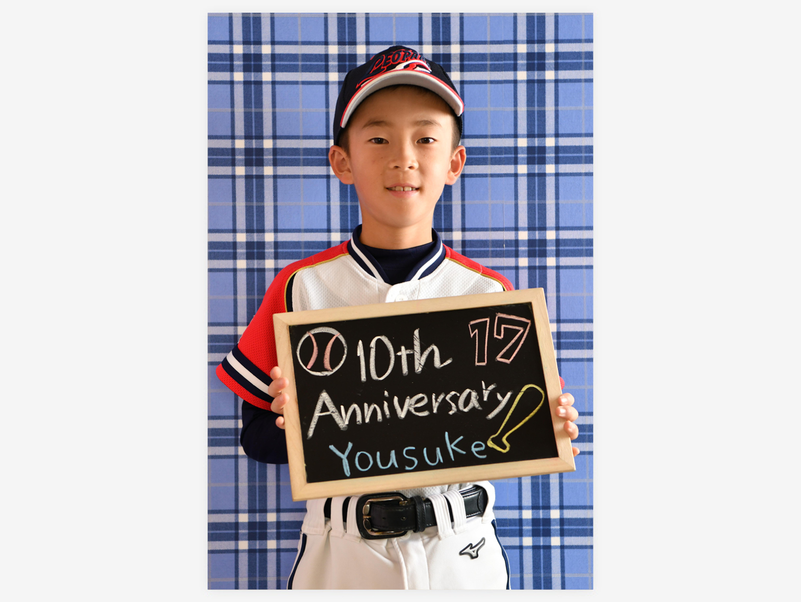 難しい年頃の息子が笑顔で撮れました