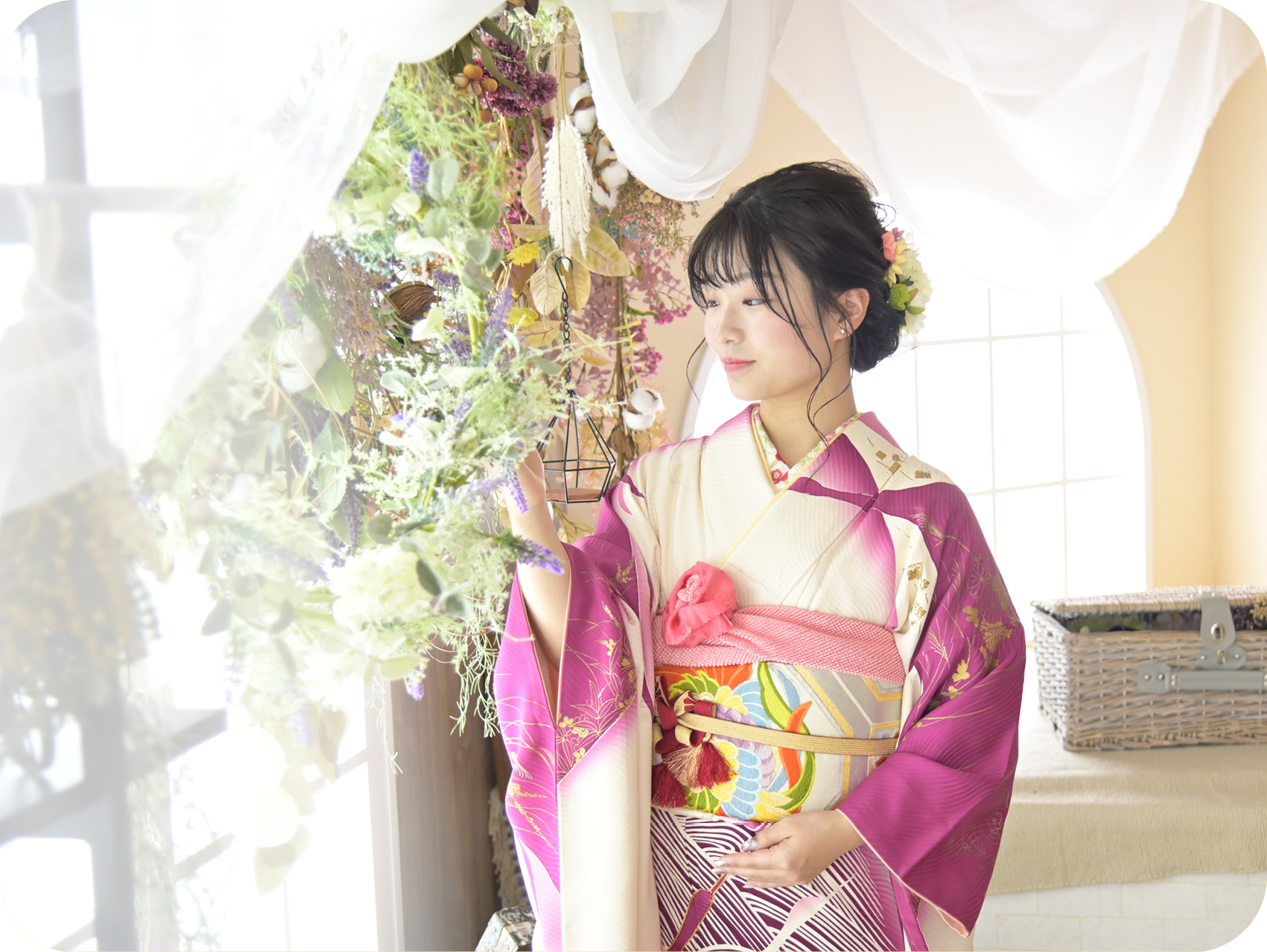 リラックスして良い写真を撮っていただきました!