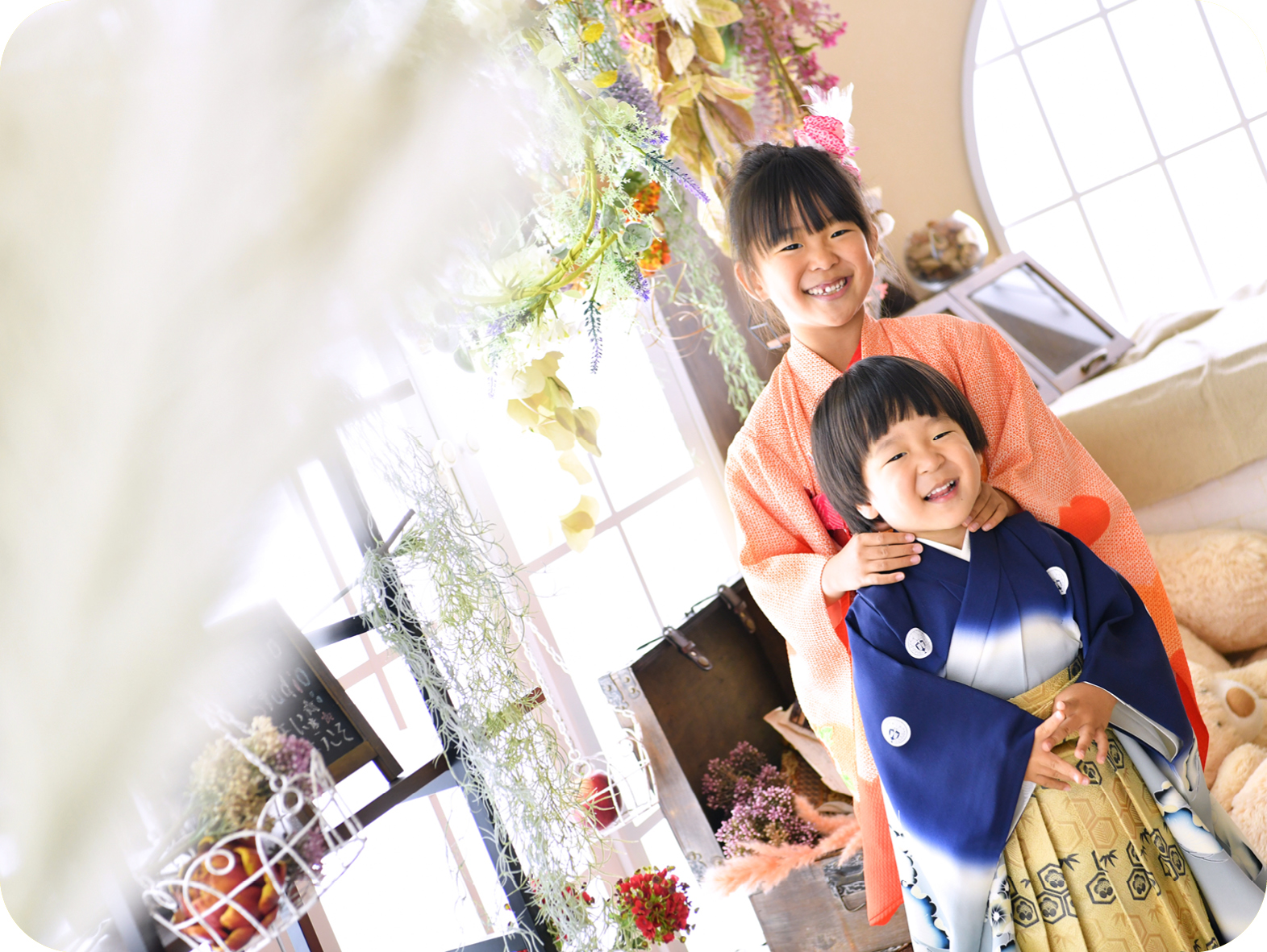 子供の自然な表情を引き出して