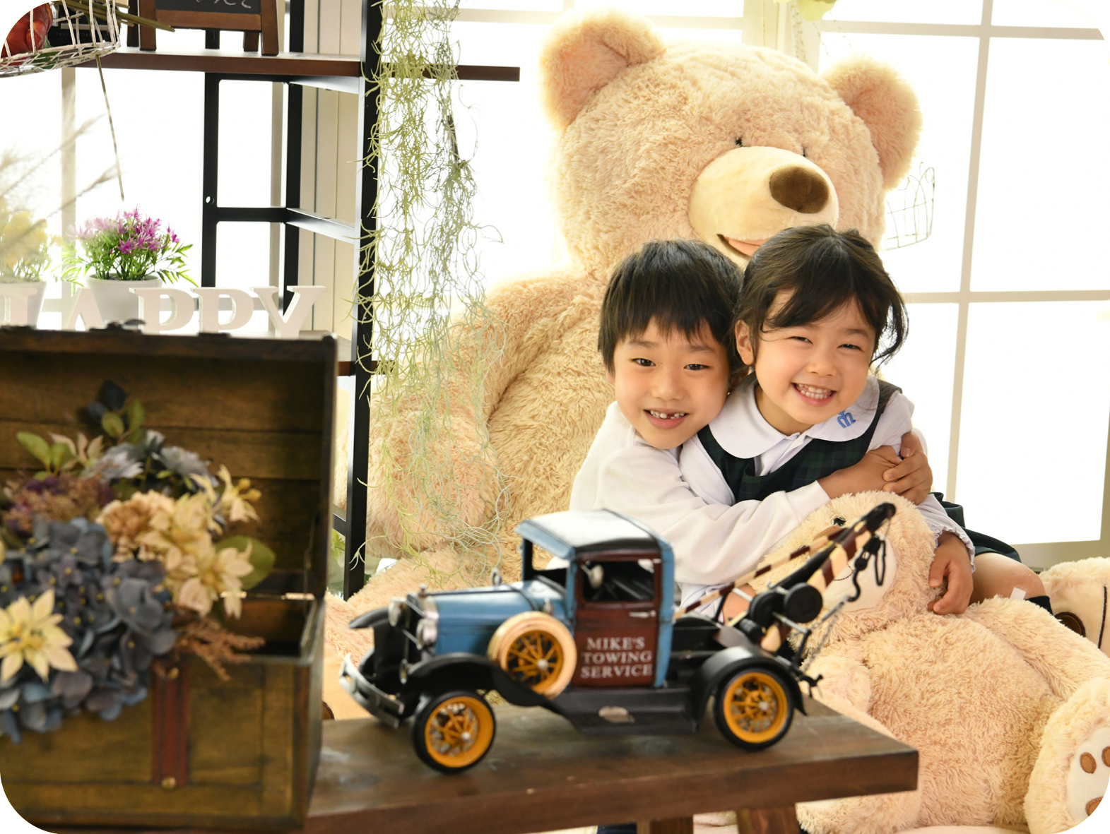 子供たちも撮影を楽しんでいました