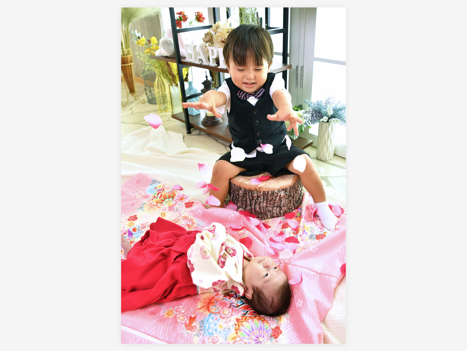 子供が泣いても優しく対応