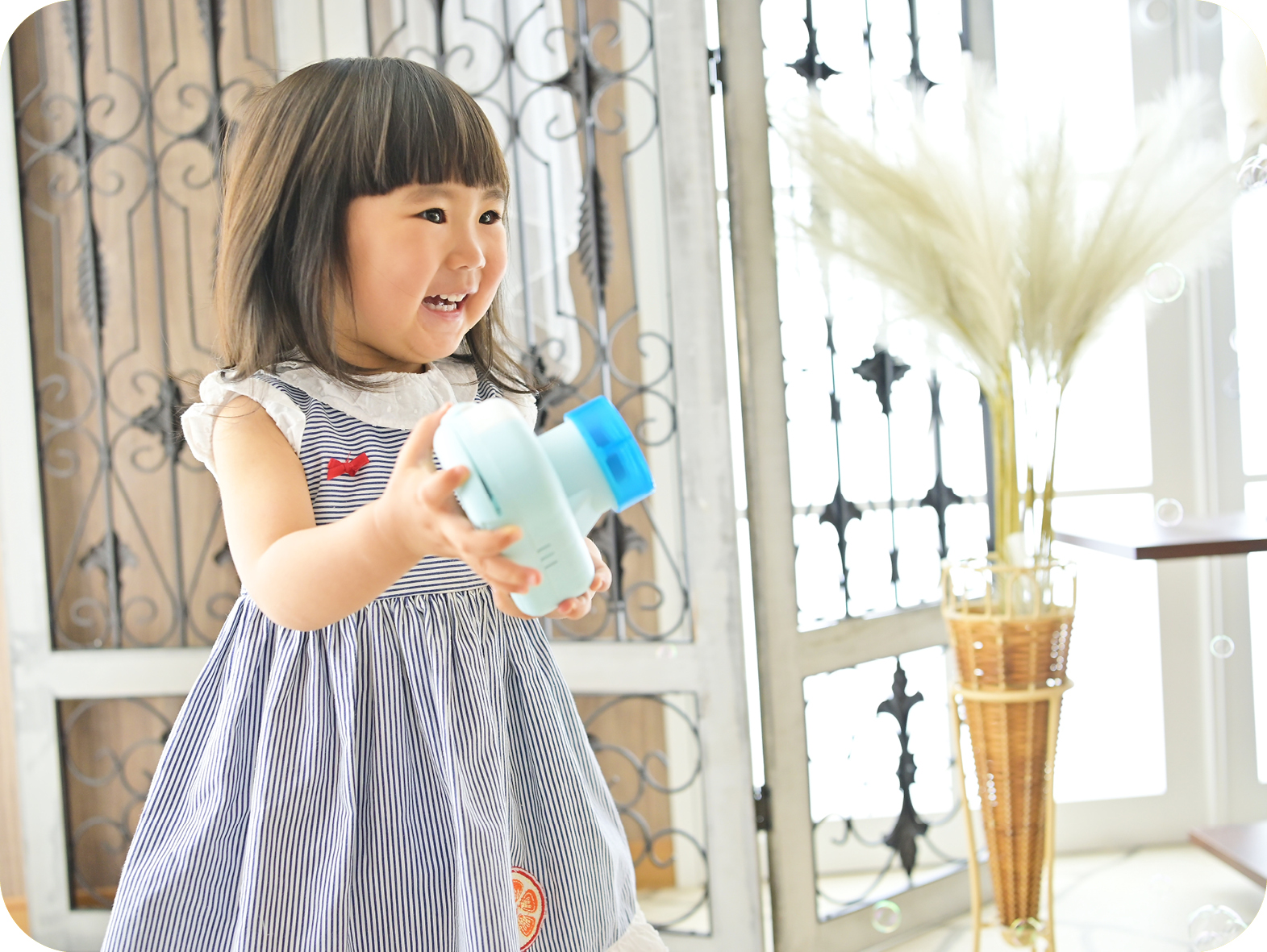 普段の娘の笑顔で最高の写真を!