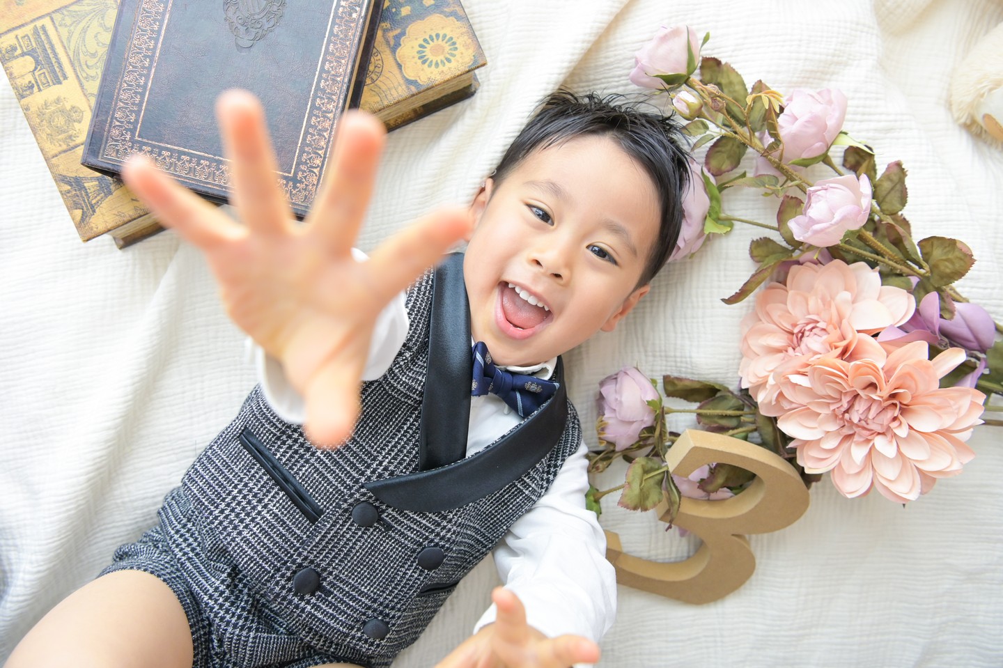遊びながらたのしく写真を撮れる七五三