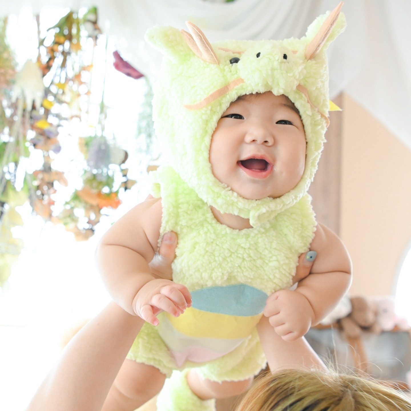 辰になりきってとってもかわいい年賀状用写真✨