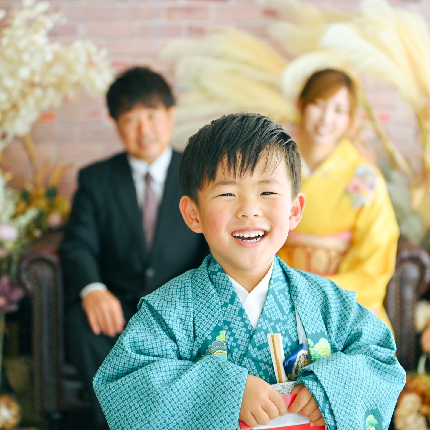 にこにこ 素敵な笑顔で七五三撮影