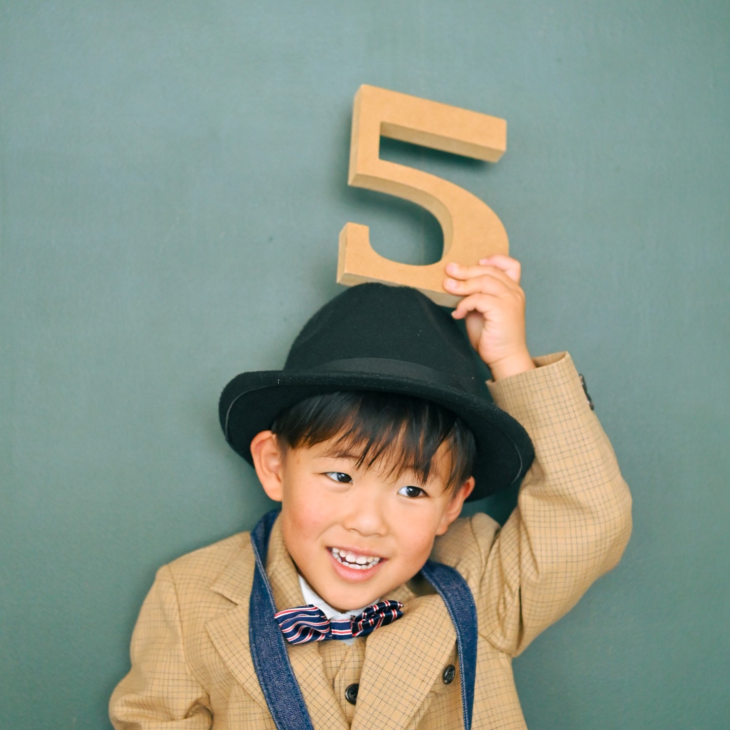 5歳になったよ！誕生日写真撮影