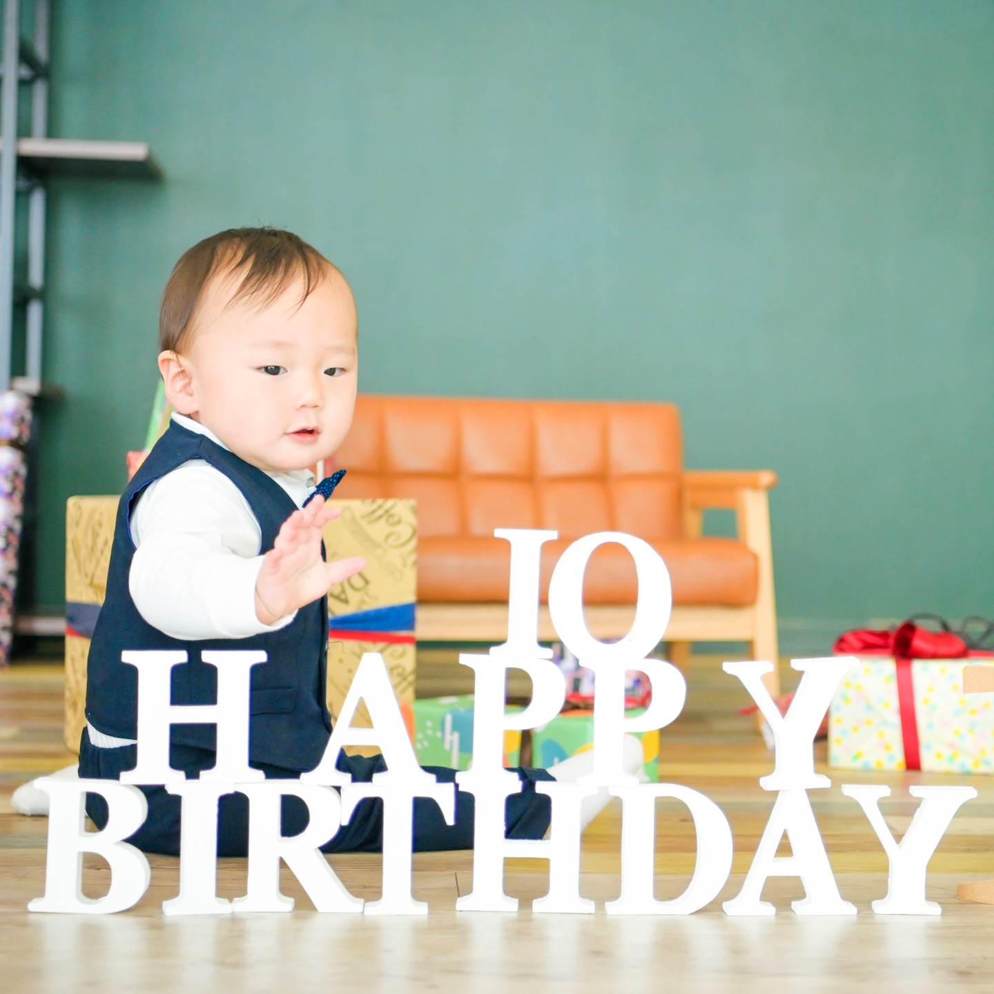 1歳のお誕生日記念に♪