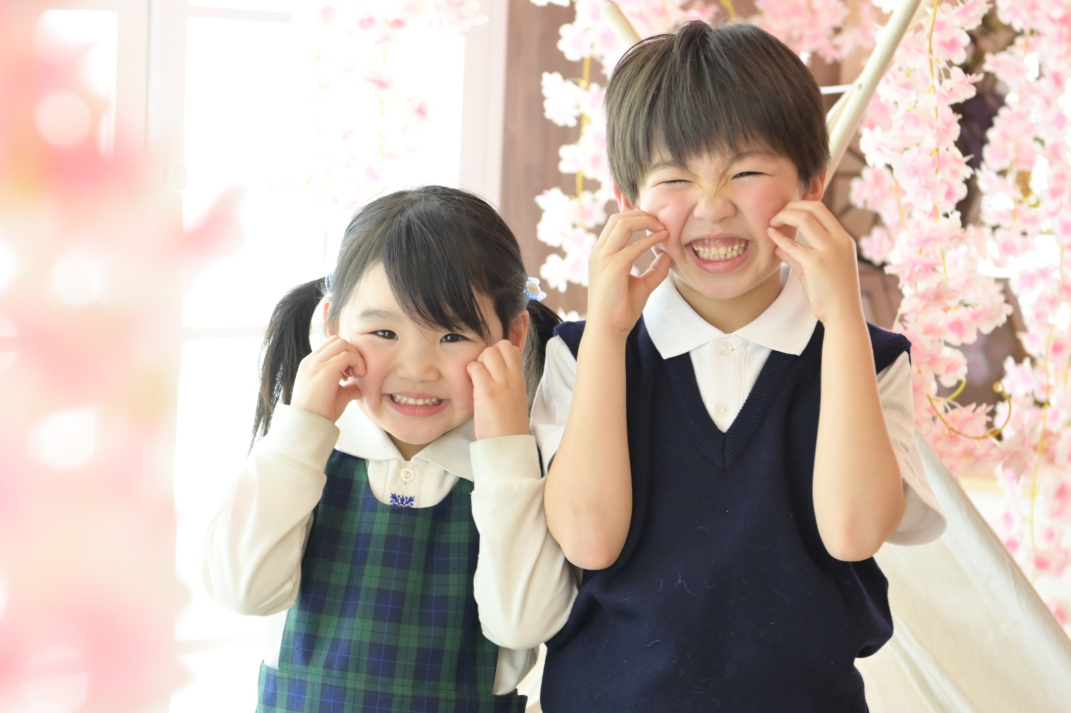 にっこり笑顔で家族写真😊