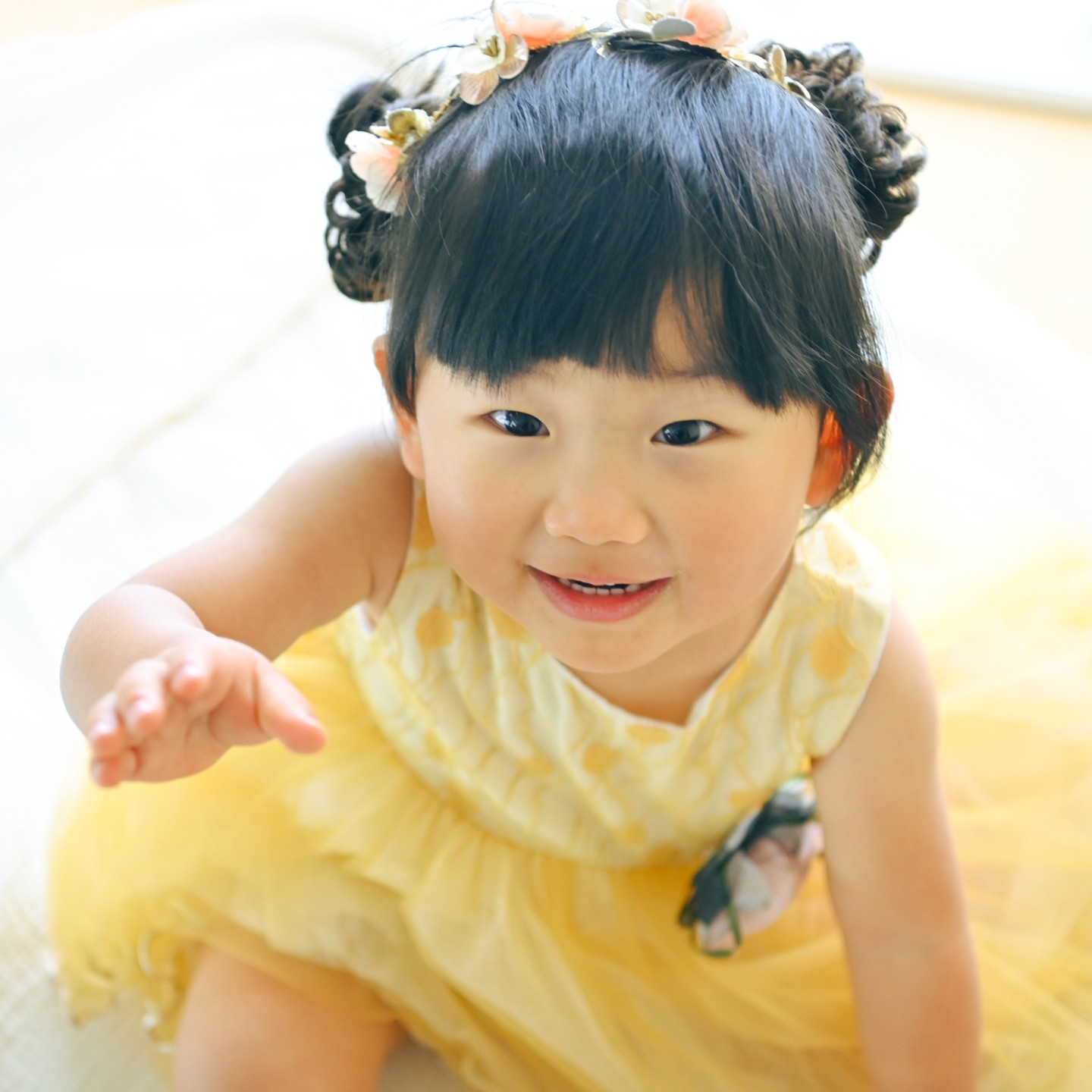 ドレス姿もかわいい七五三撮影