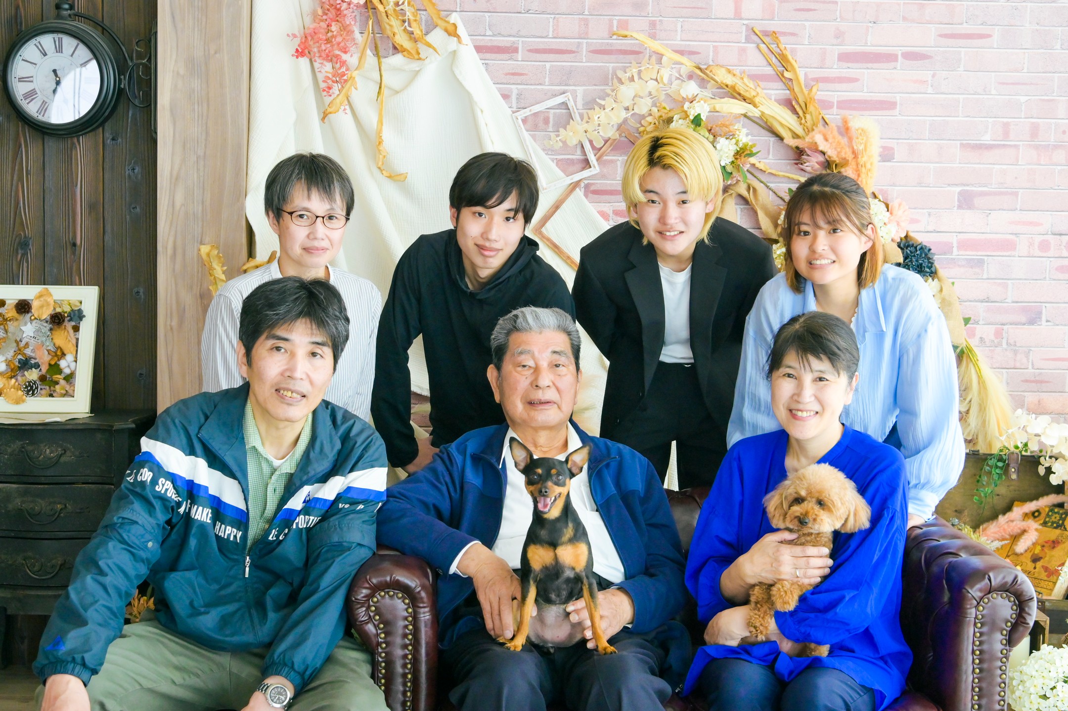 ワンちゃんも一緒に✨家族写真
